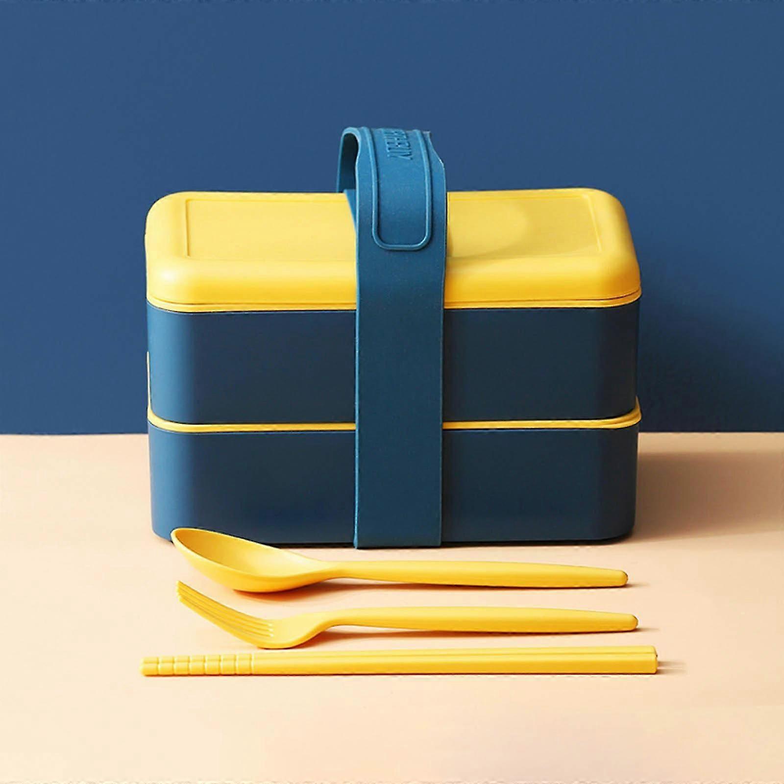 Double Layer Portable Lunch Box, Separated Lunch Box, Microwaveable Fresh-keeping Box