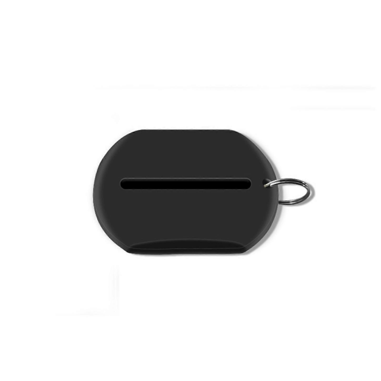 Reusable Silicone Ear Cap Container Holder Travel Friendly Organise Case Fits Most Wireless Headphone Models  Black