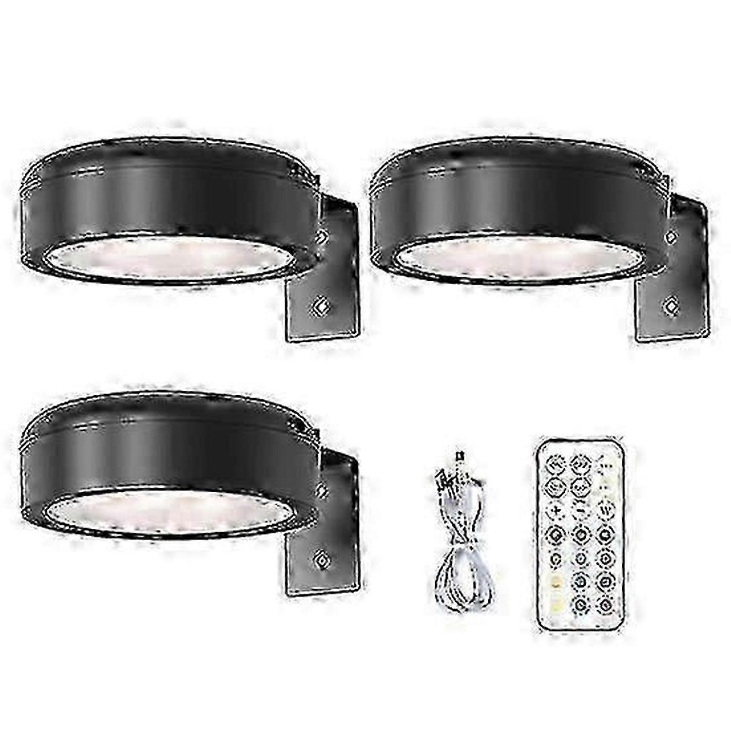 Wall Mounted Wireless Picture Light with Remote - Dimmable RGB LED Art Light, Battery Operated Adjustable 13 Colors for Paintings