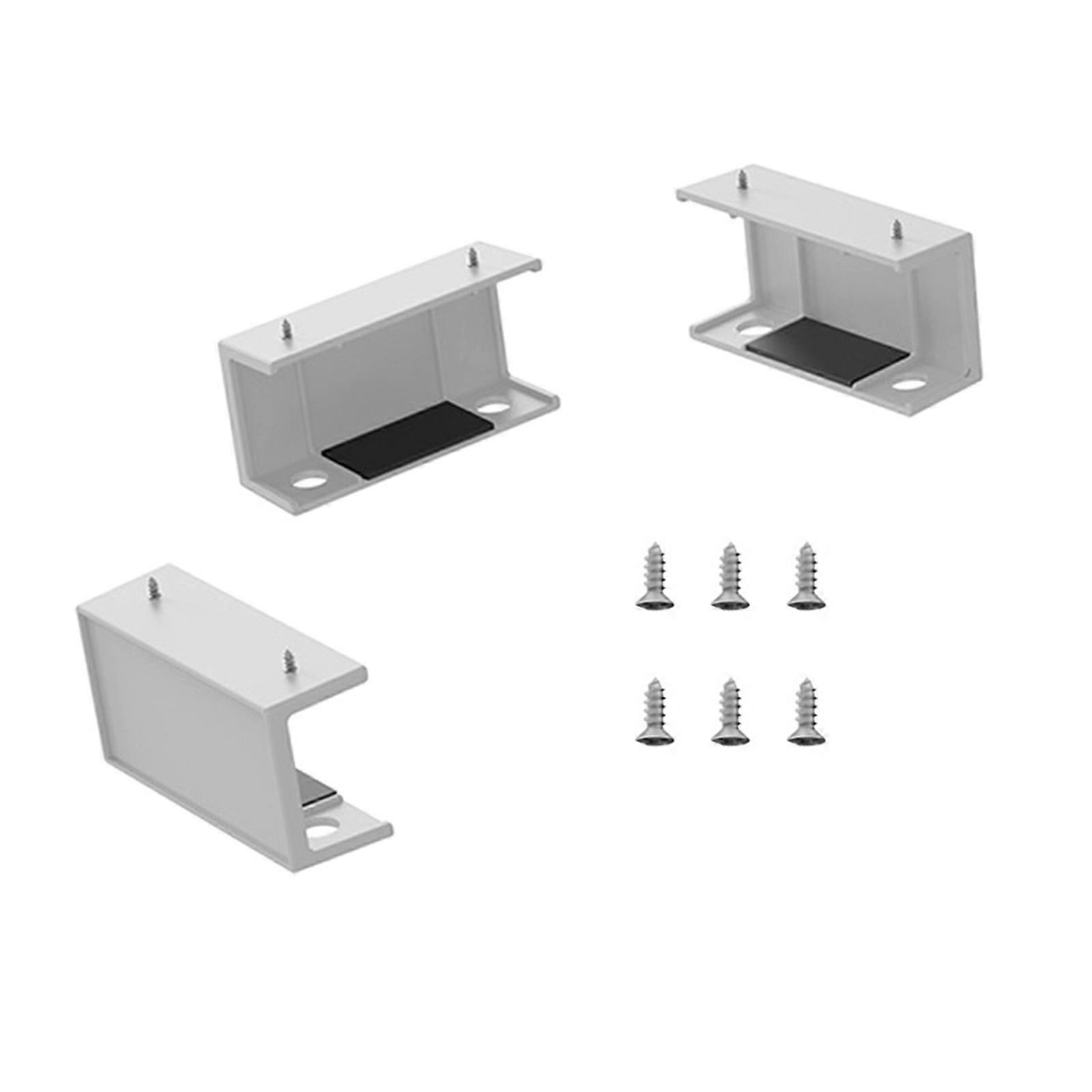 Adjustable Laptop Stand for Desk, Space Saving Under Desk Notebook Holder Mount for Keyboards and Routers  White