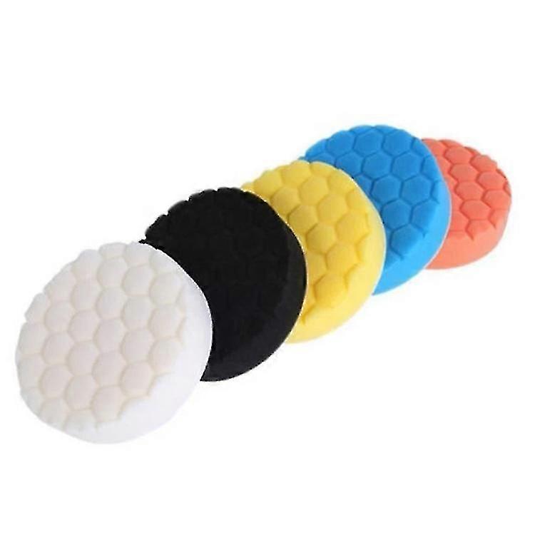 Hexagonal Logic 125mm Polishing Pads 5-Pack - Smooth Finish Sponges