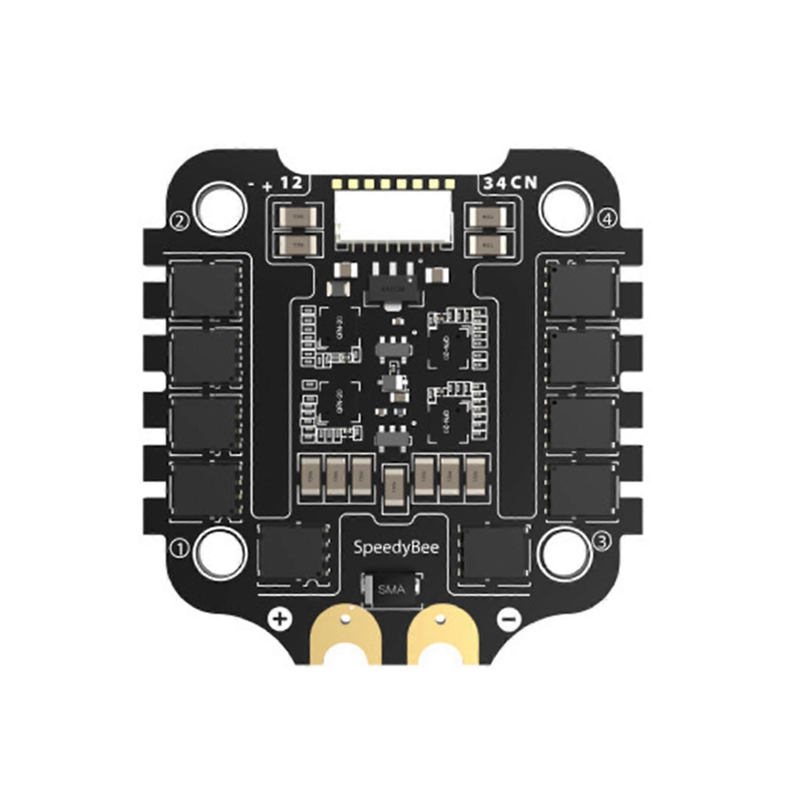 Experience Enhanced Stability and Control with 50A 4 in 1 Electronic Speed Controller and 30x30 F4 Flight Controller Multicolor