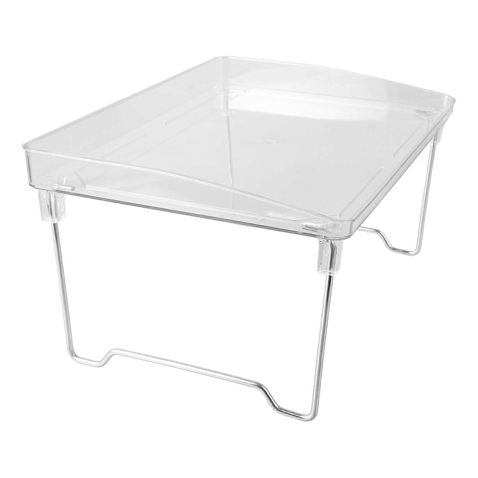 Folding Storage Rack Desktop Rack Countertop Storage Stand Kitchen Storage Stand