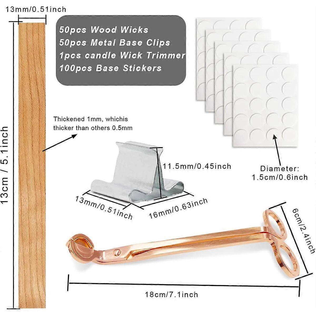 Wood Wicks for Candles Making