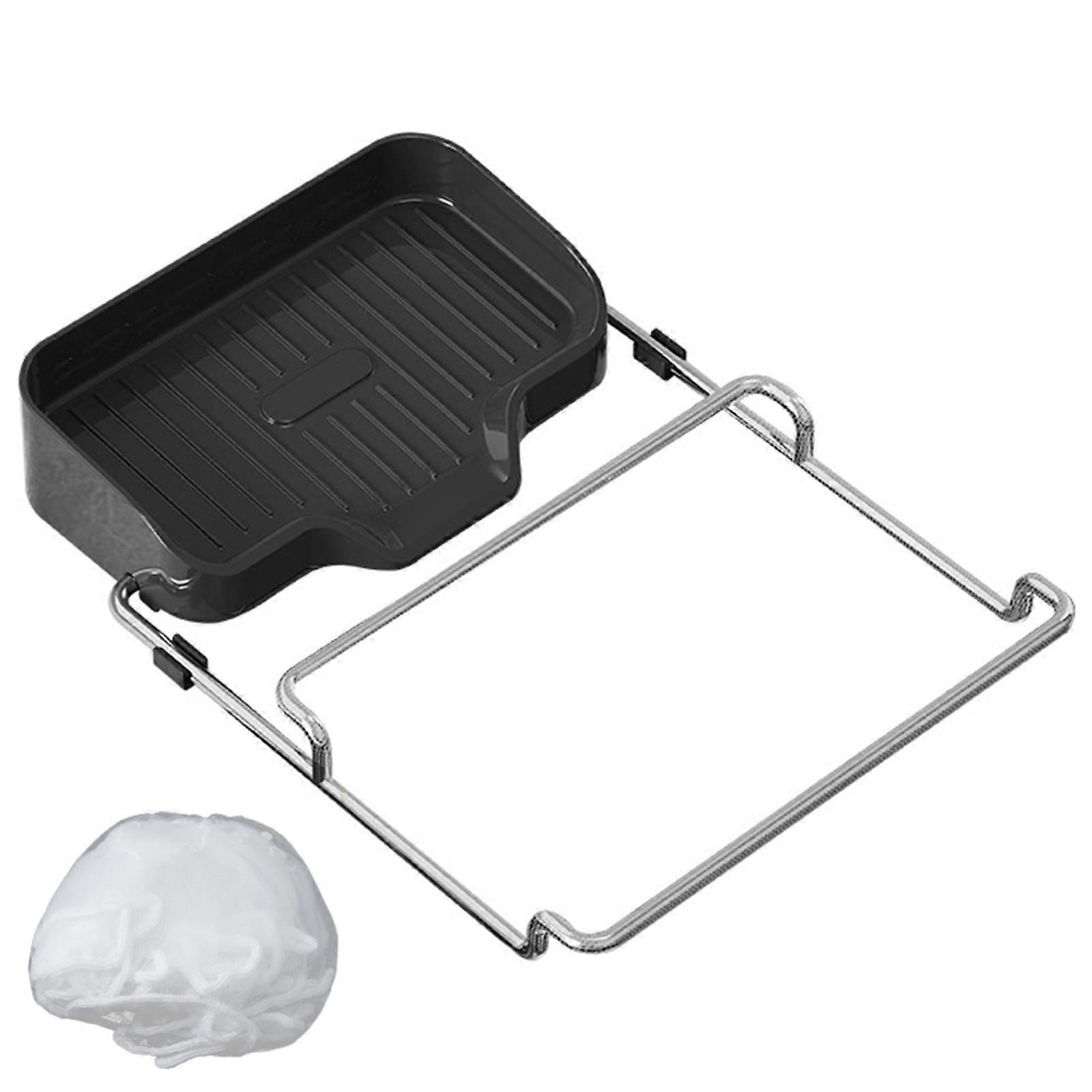 Disposable Kitchen Filter Rack - Space-Saving Anti-rust Sink Drainer Convenient for Leftovers Garbage, Home Use