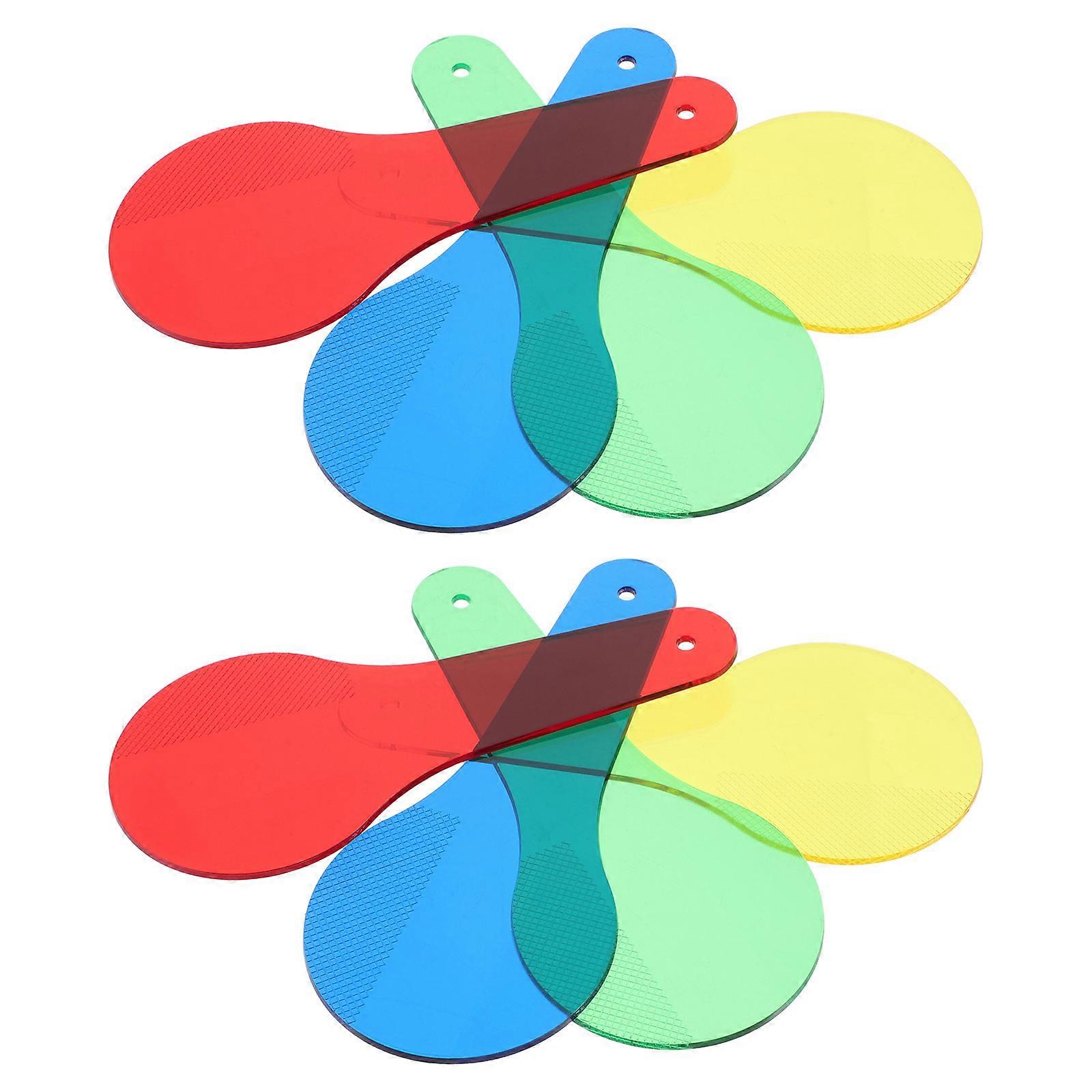 Color Education Resource with 8Pcs Tri Primary Color Filter Boards