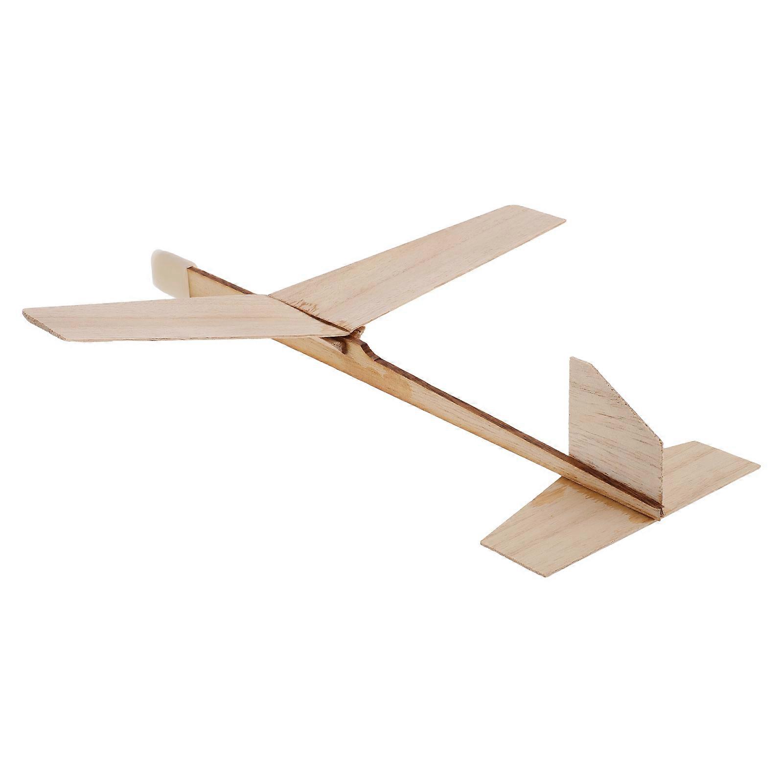 Wooden Glider Airplane Toy Model for Playing Stem Educational Project