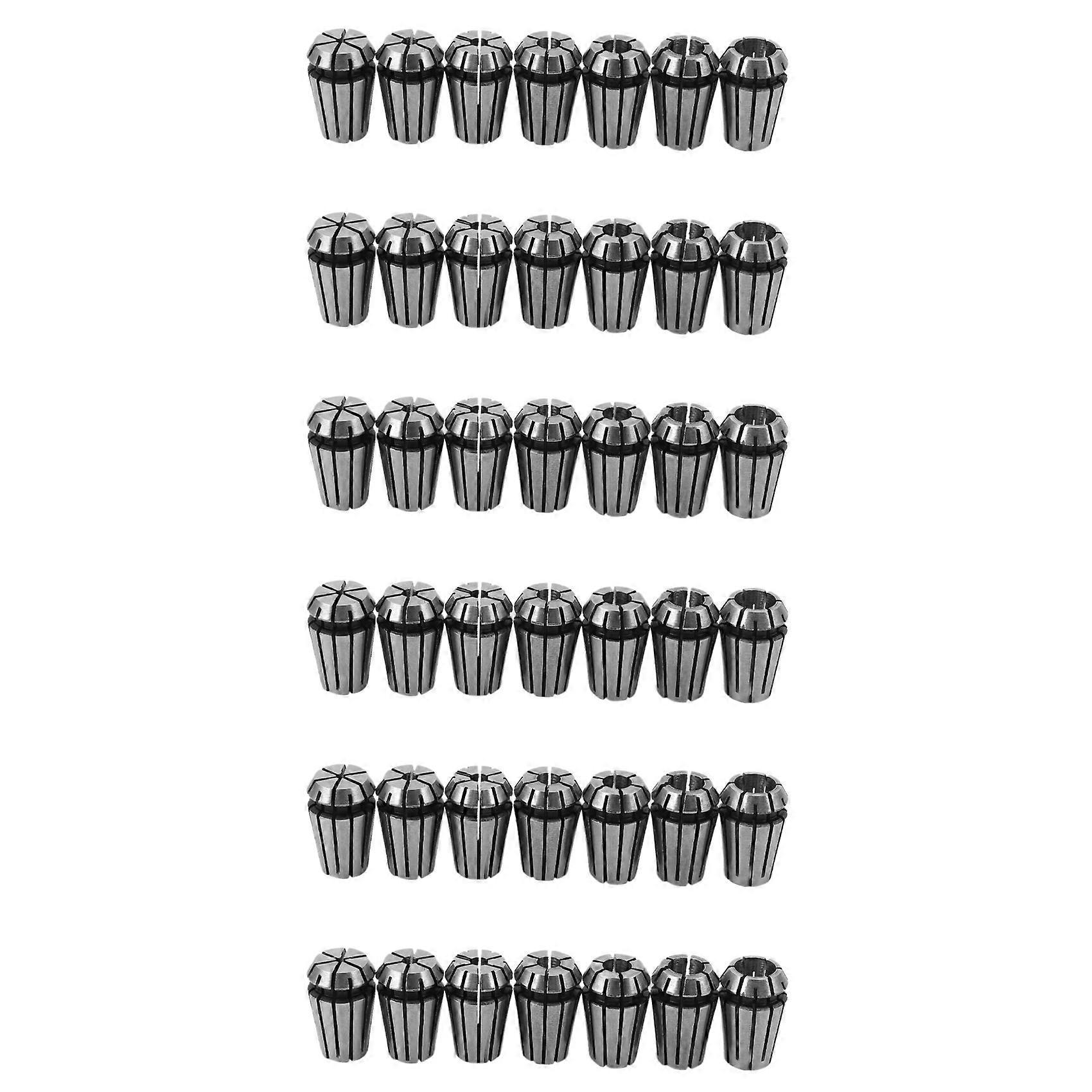 42pcs 1-7mm ER11 Spring Collet for CNC Workholding Engraving & Milling Lathe Tool