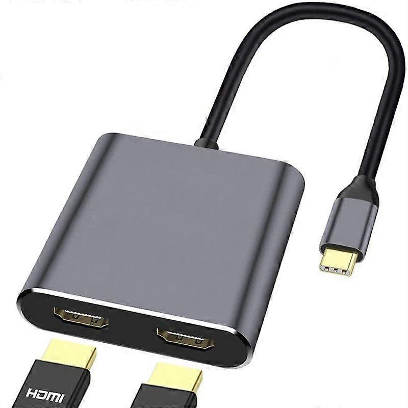 Type-C to Dual HDMI Adapter