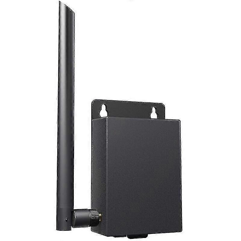 Wasserdichter Outdoor-4G-Router mit SIM-Kartensteckplatz 5dbi Antennen-Wandrouter für IPC Max 15 Geräte Hochsicherheit EU-Version EU-Version Schwarz-ZZY