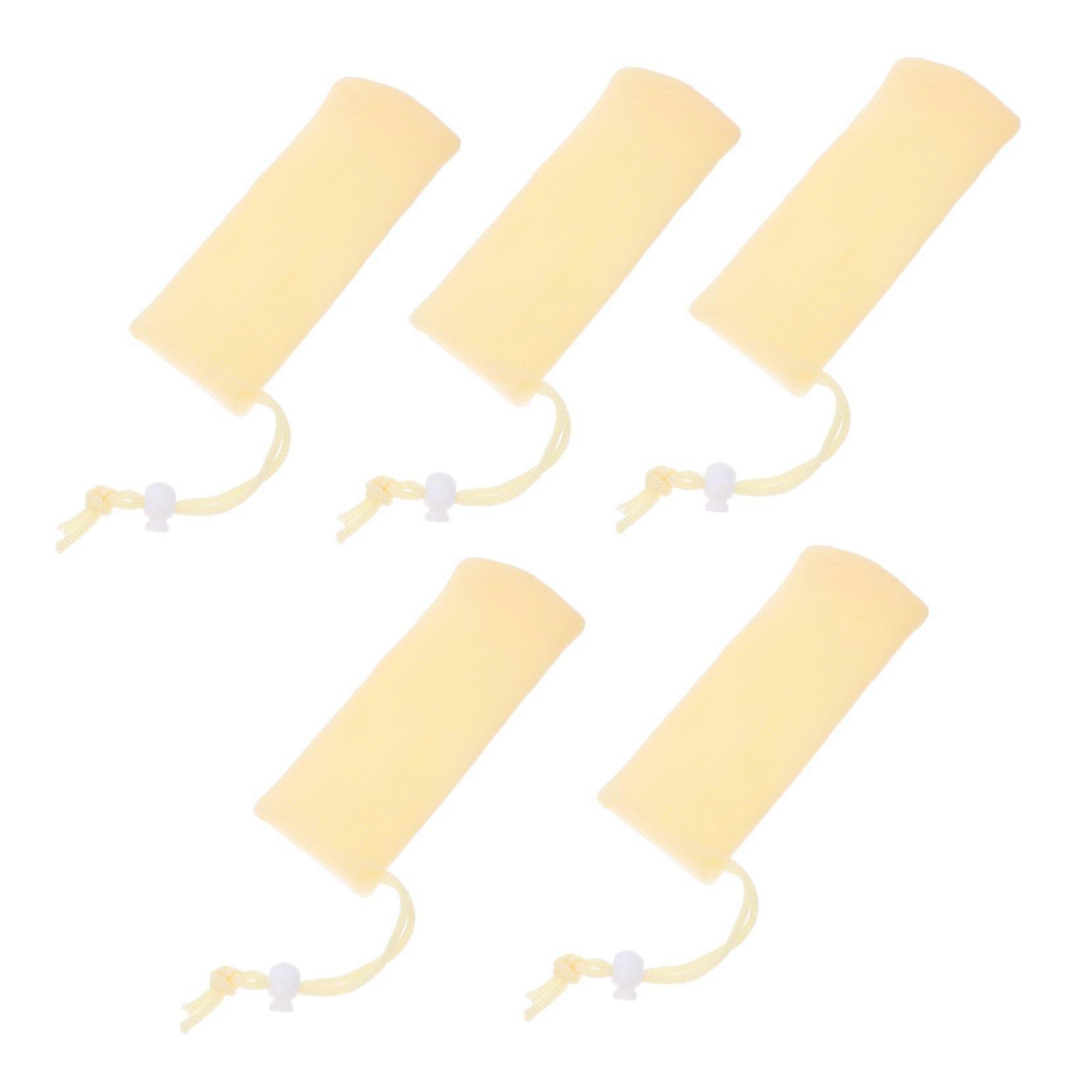 Soap Saver Bag with Secure Lanyard, Rich Foaming Mesh, Gentle Exfoliation, QuickDry Hanging Loop, 5pcs