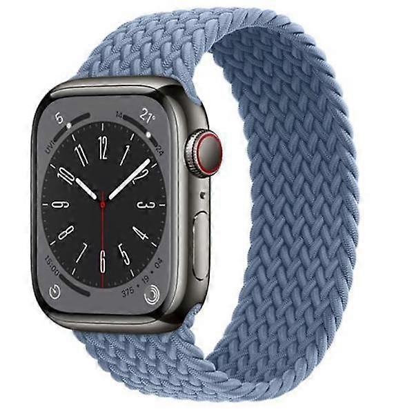 Durable Elastic compatible with Apple Watchwith Apple Watch Strap 38mm/40mm/41mm Light Blue S