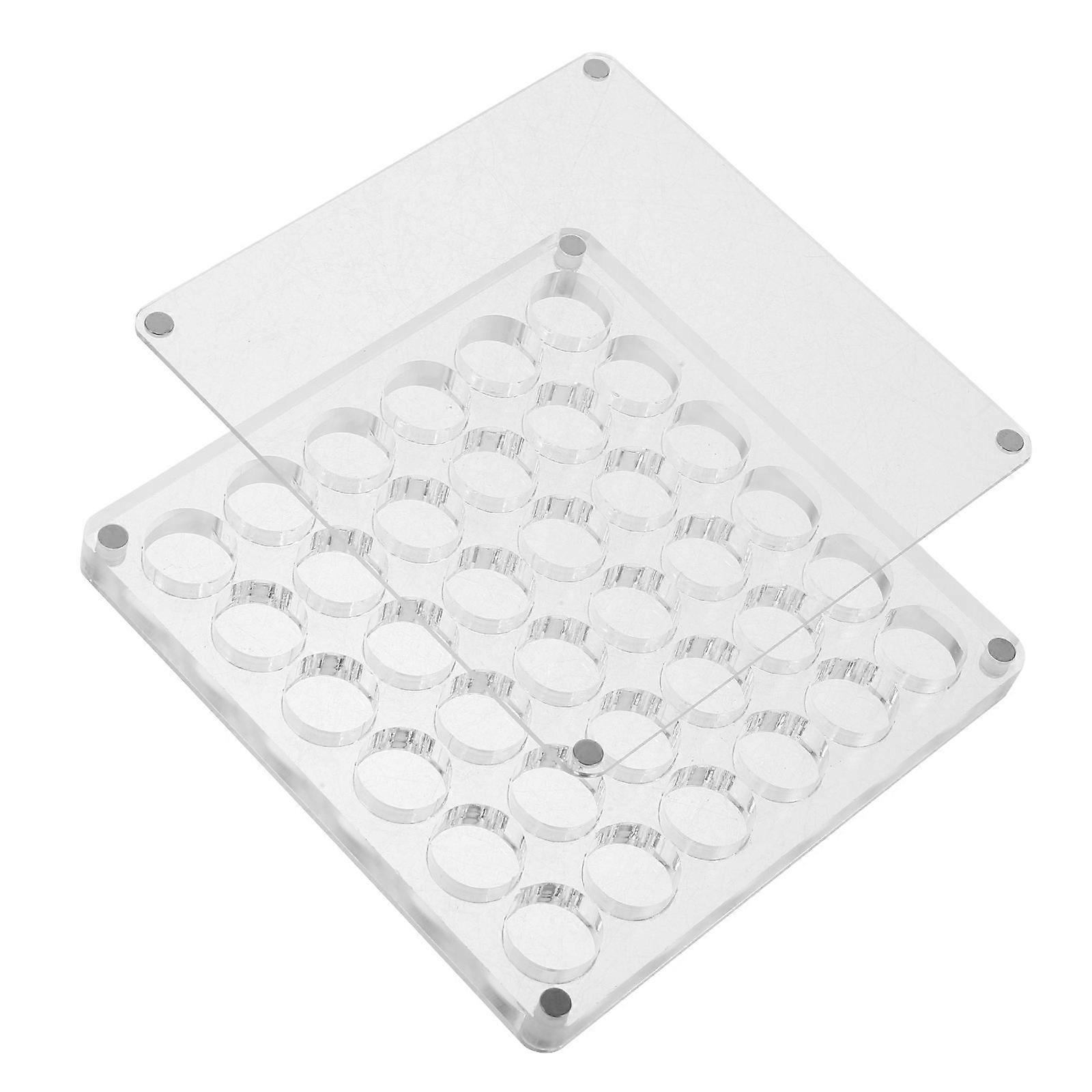 Rock Display Case for Stone Storage Acrylic Organizer