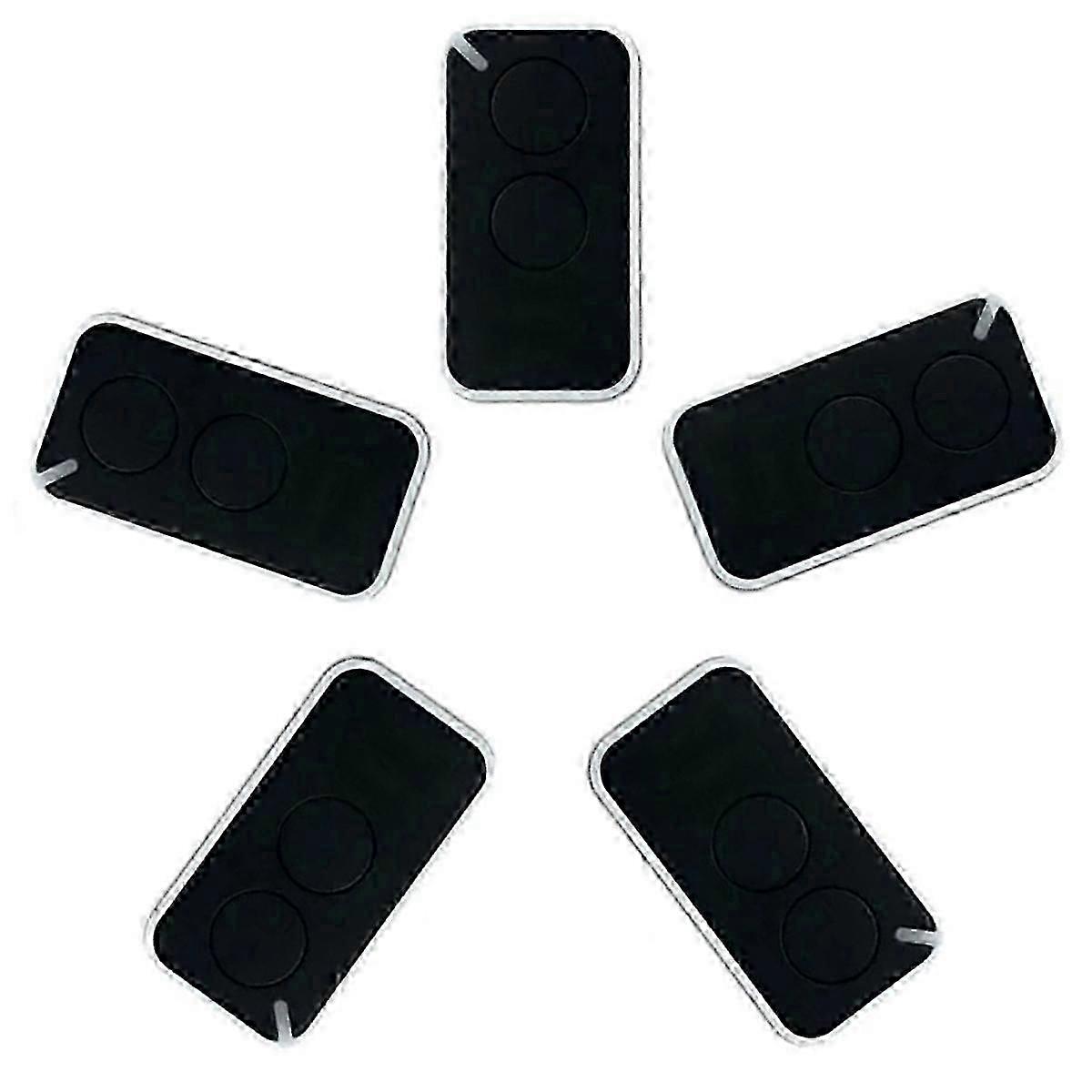 5pcs for NICE Universal Garage Remote Control 433.92MHz Black