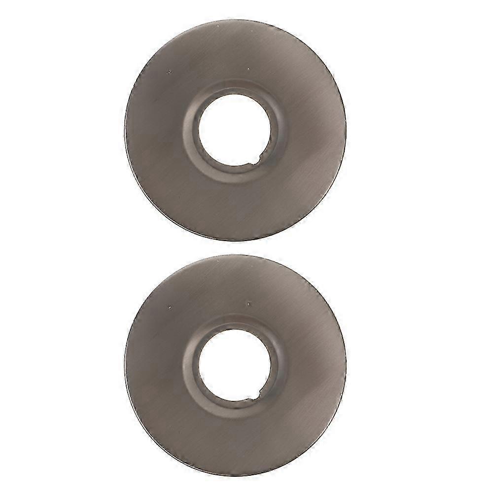 כיסוי נירוסטה 2 יחידות כיסוי מרווח צנרת מקלחת אפור להגנה קלה להתקנה