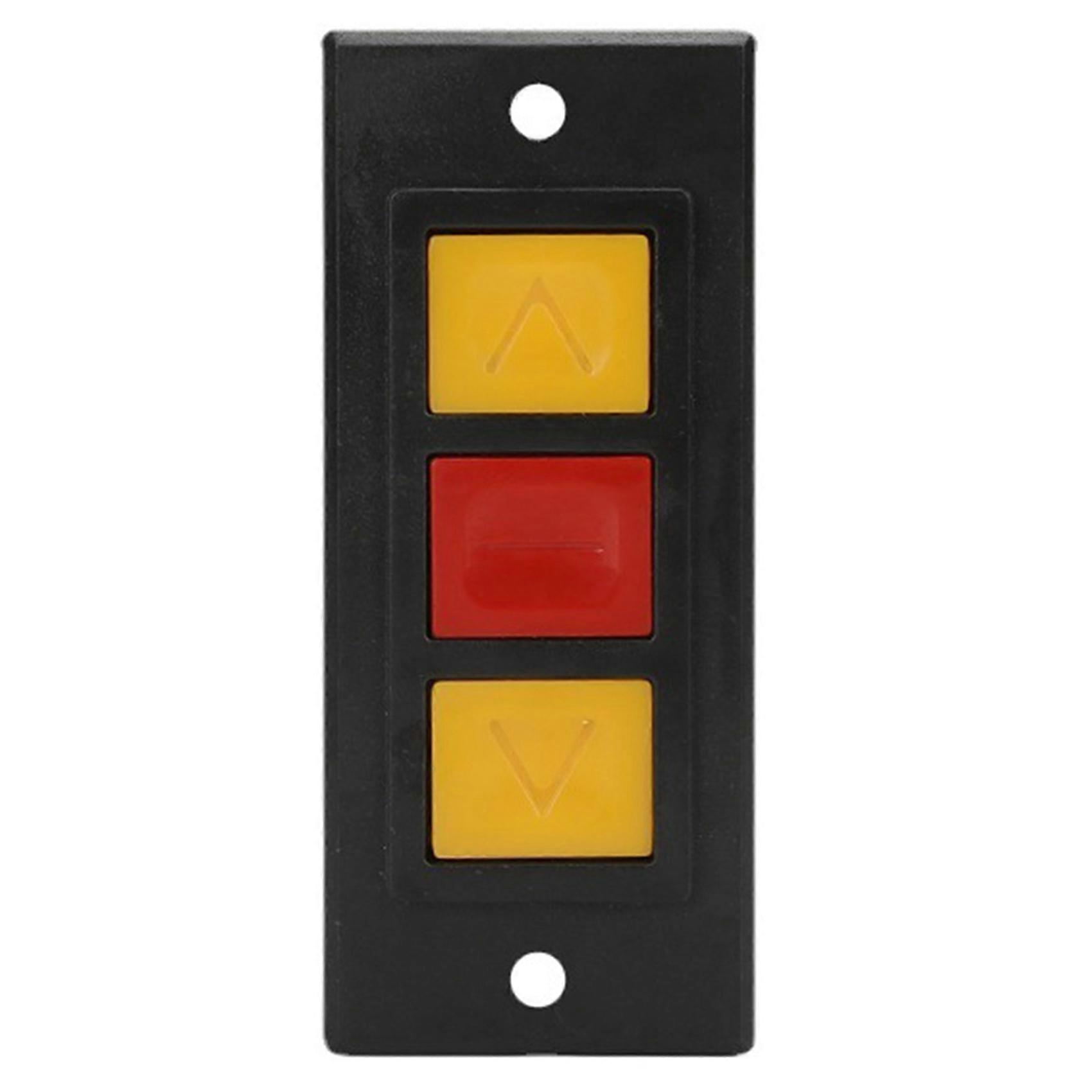 Garage Door Opener, Electric Door Roll Switch Lock Box, Surface Mounted Concealed Button Switch D