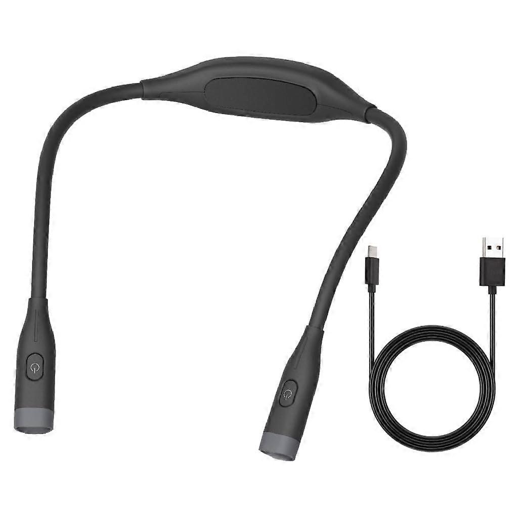 Neck Reading Light with Adjustable 3 Color Modes, USB Rechargeable, Hands  for Bed and Crafting