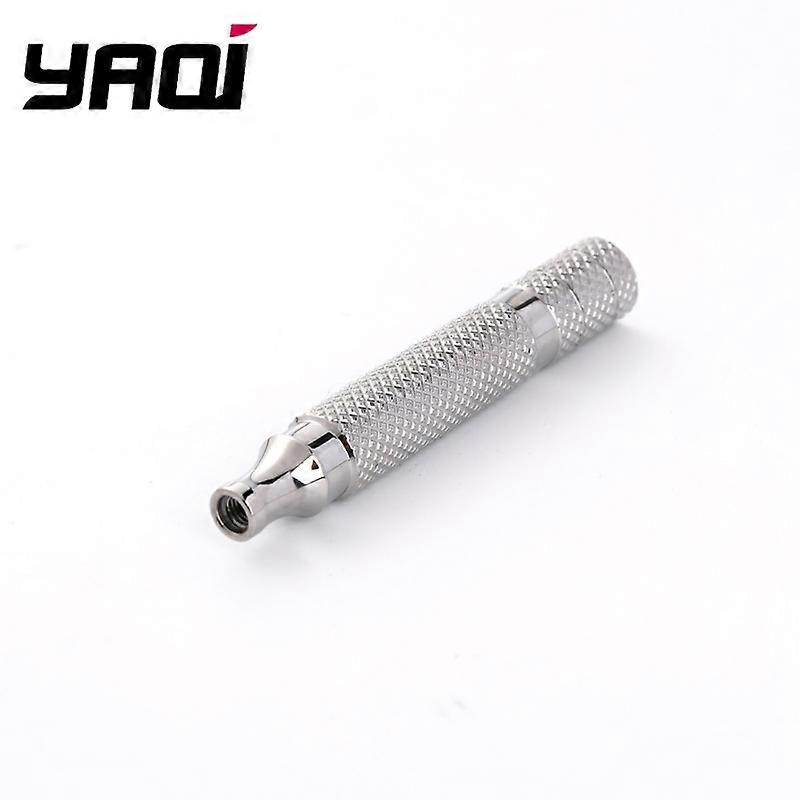 면도기 손잡이? YAQI 광택 티타늄 남성용 안전 면도기 손잡이