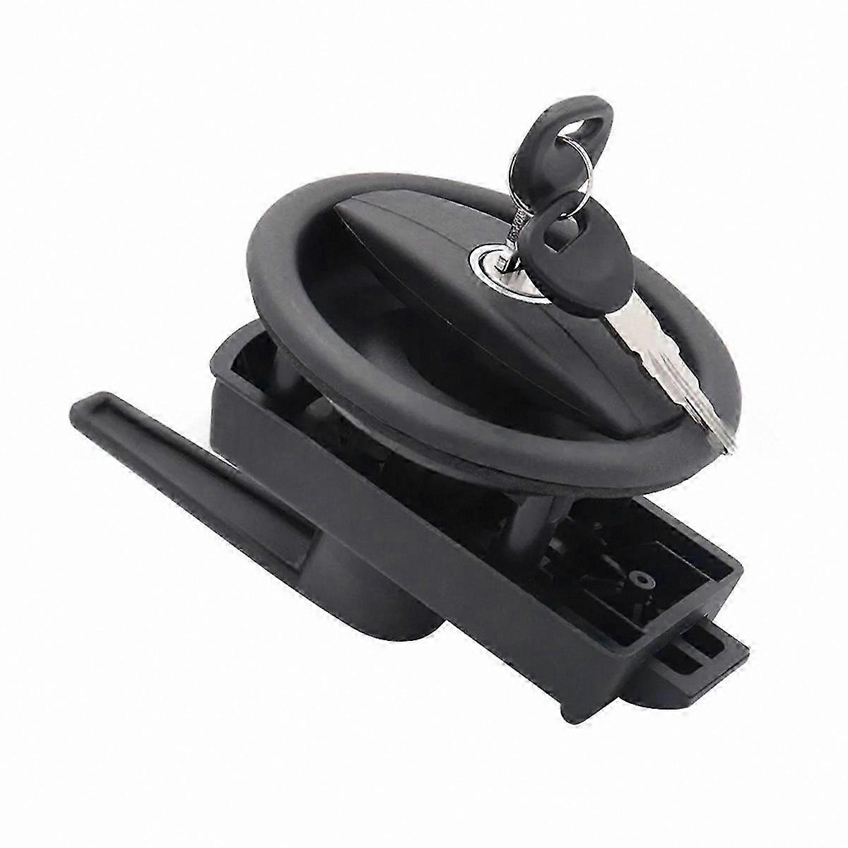 Complete Circular Door Lock for RV Caravan Motorhome with Accessories