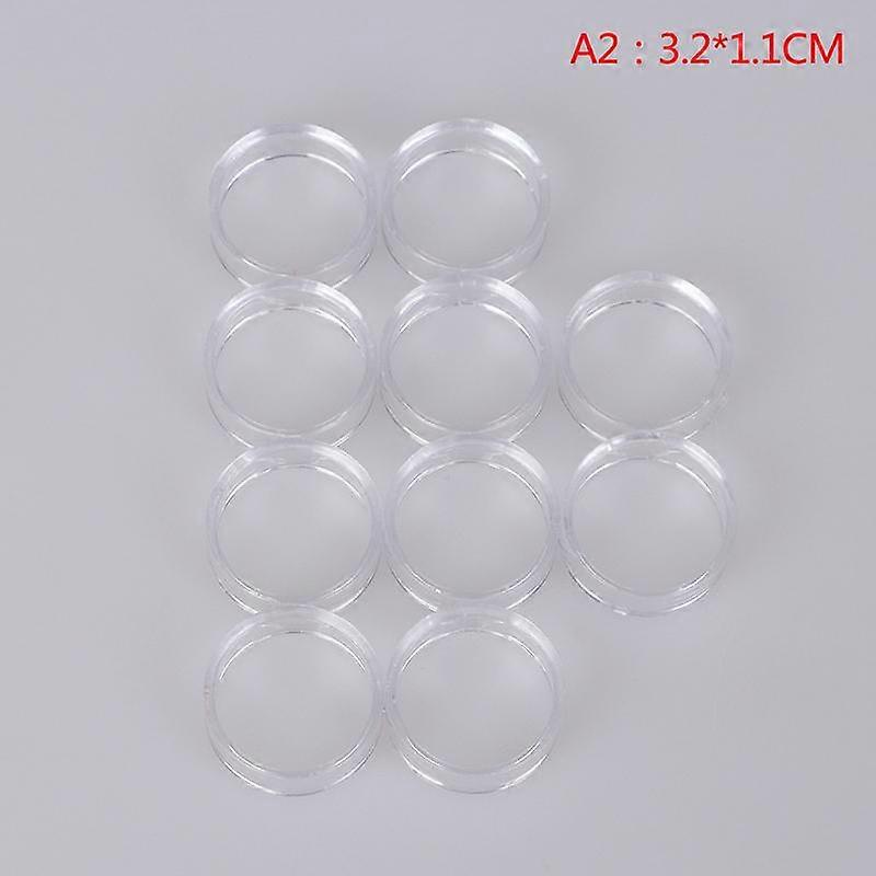 10PCS Acrylic Clear Display Stand Sphere Holder For  Ball Base