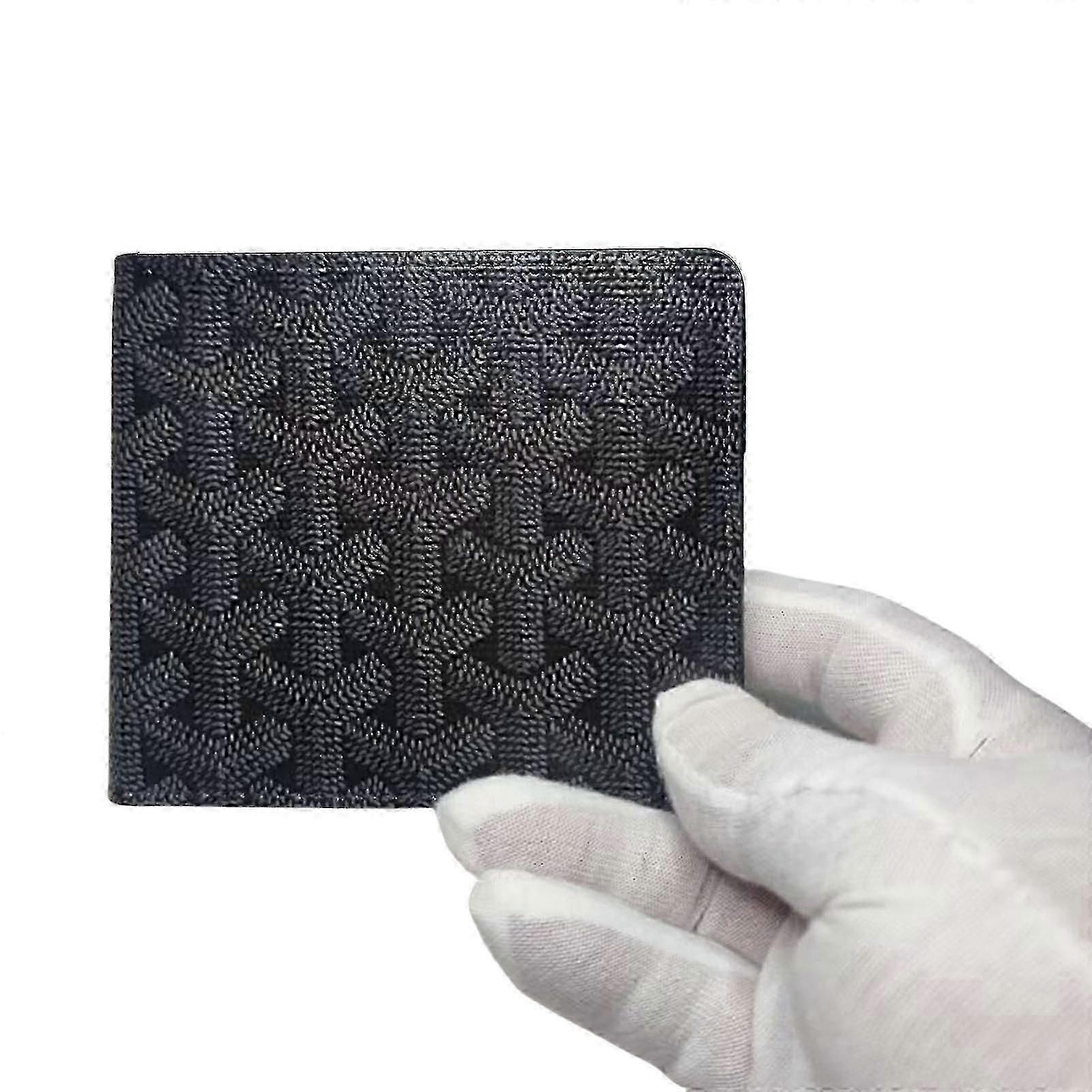 Μοντέρνο σύντομο πορτοφόλι με το πορτοφόλι μετρητών κατόχων καρτών δέρματος τύπων Houndstooth κυνηγόσκυλων σχεδιασμένο για το βερίκοκο ατόμων ποιότητας