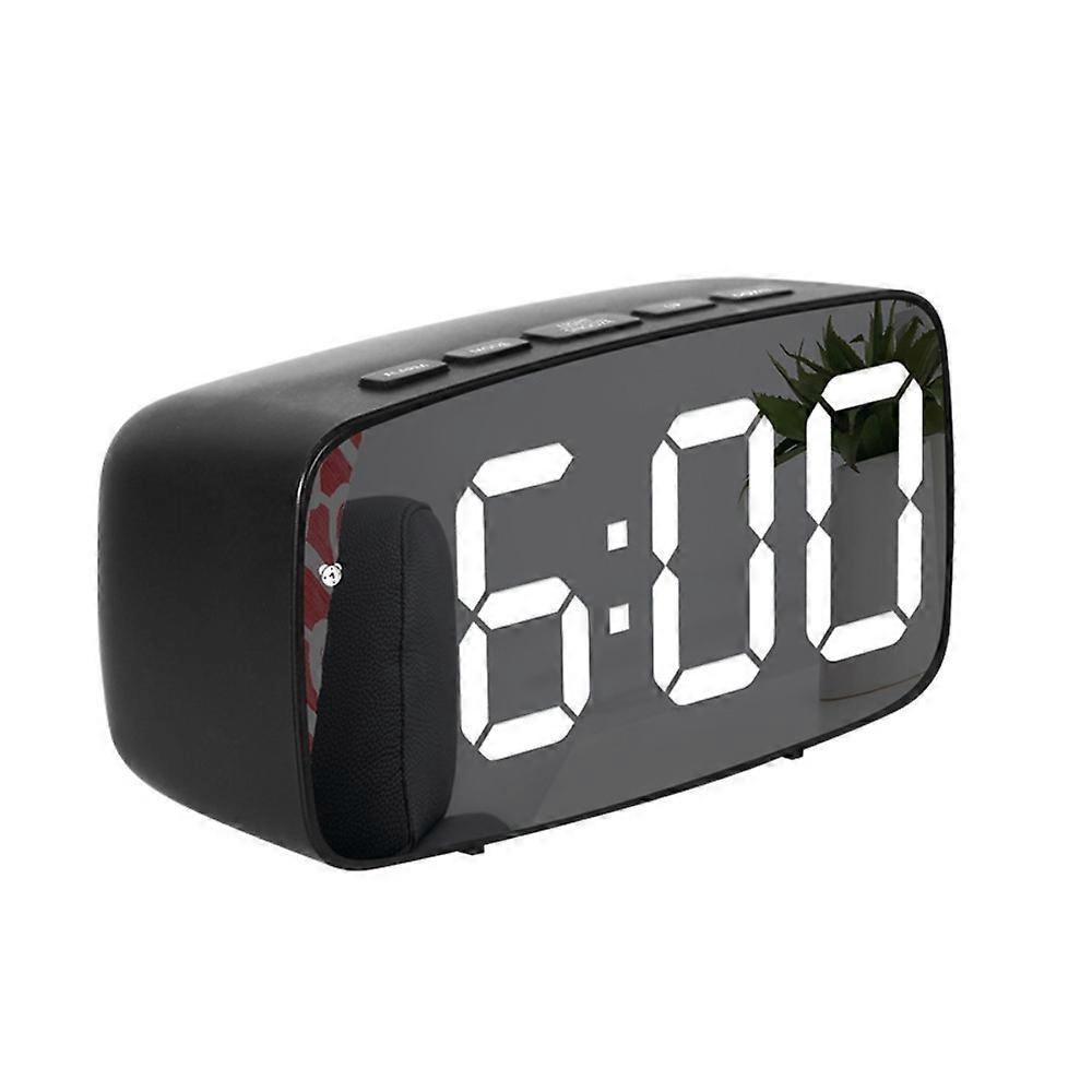 12/24H Display Smart Digital Alarm Clock Snooze Function 3 Brightness Adjustable LED Desk Clock Temperature Display