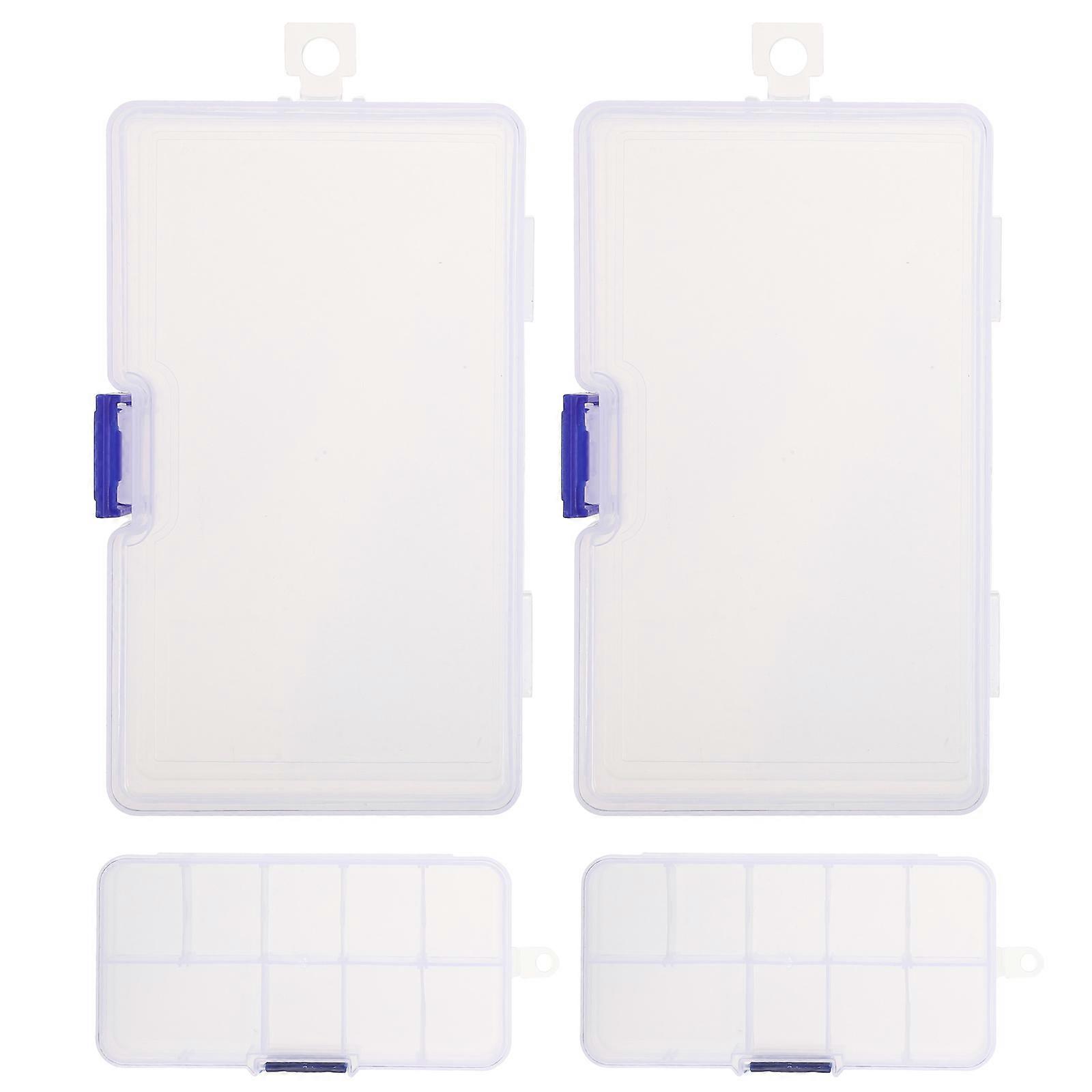 Multi-Grid Jewelry Storage Box Divider for Keeping 16Pcs Transparent