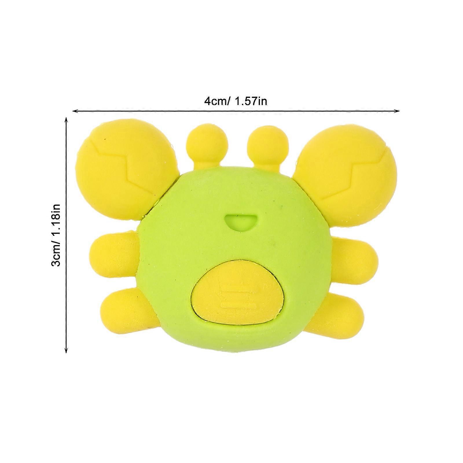 Cartoon Crabs Erasers Learning Supplies for Students Use 20Pcs