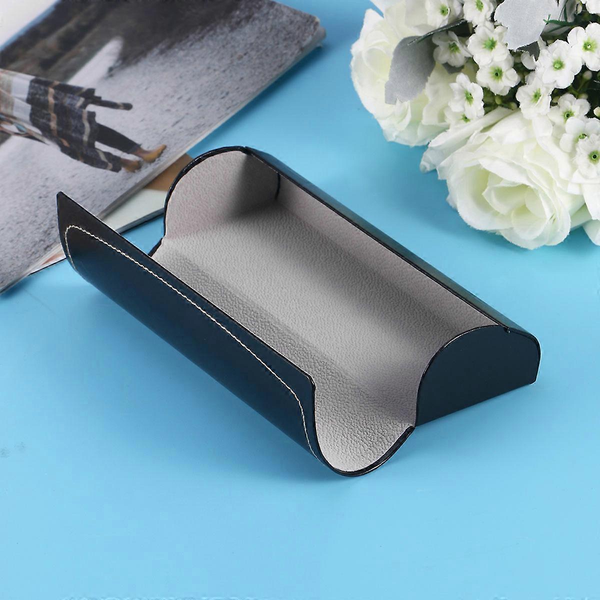 Hard Shell Eyeglass Case for Protection Handmade PU Vintage Pattern