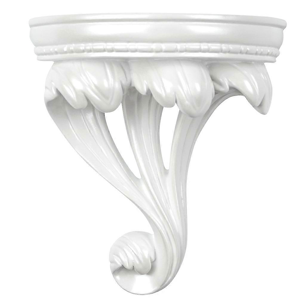 Resin Background Wall Shelf for Storage Wall-Mounted Storage Shelf White