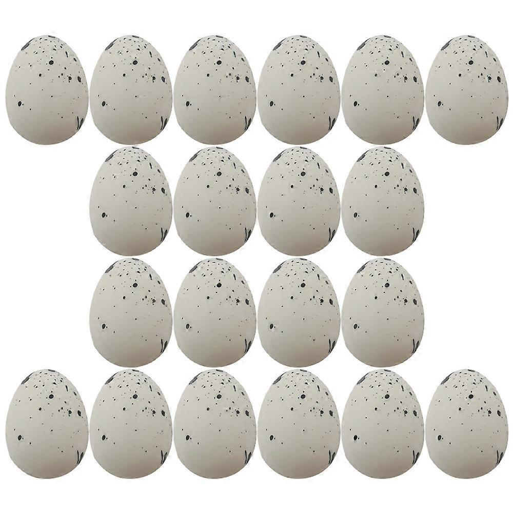 Easter Foams Egg Artificial Foam Quail Eggs for Decoration 50Pcs Set