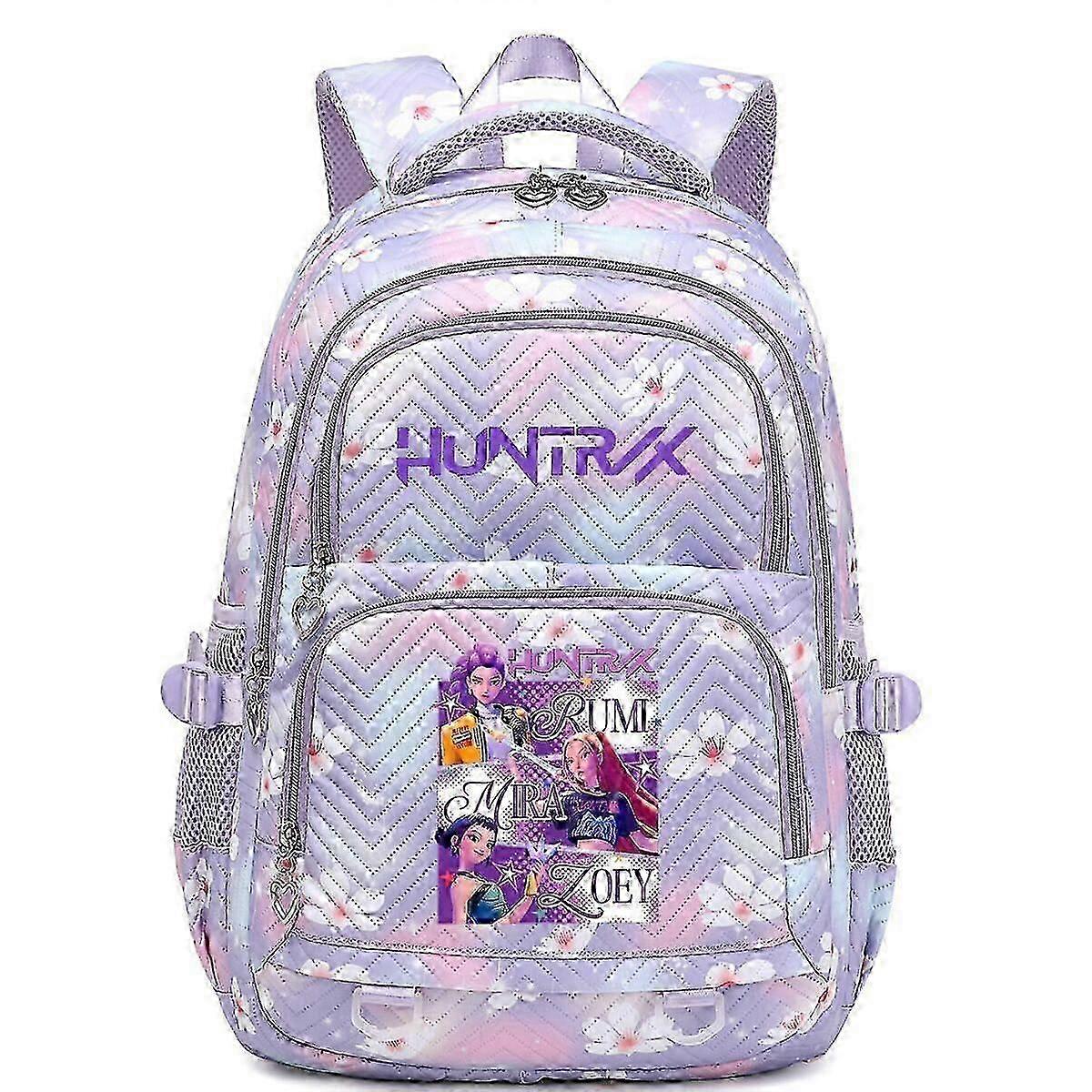 Kpop Demon Hunters Print Backpack Students Schoolbag _a A