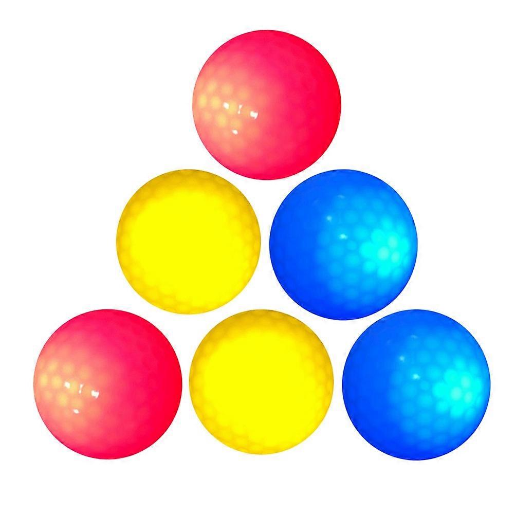 Colored Balls LED Flash Ball for Night Play 36Pcs Rubber Material