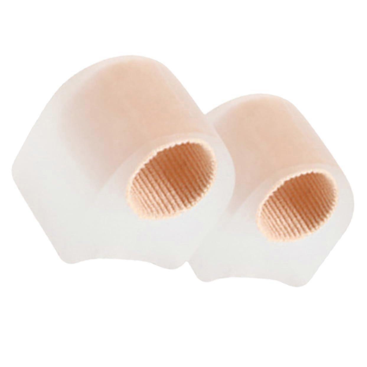 2Pcs Gel Toe Separators and Spacers for Overlapping Toes, Prevents Friction, Reusable