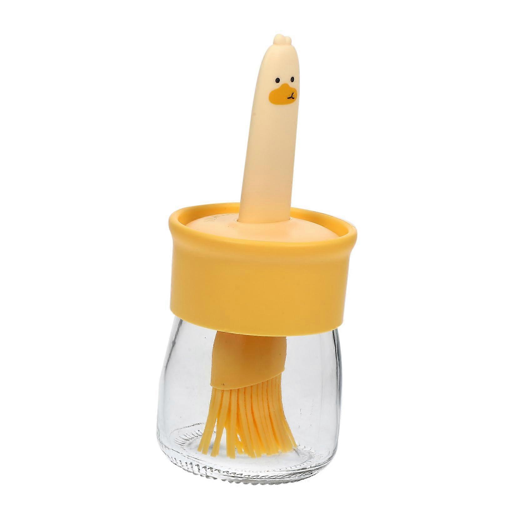 Silicone Basting Brush Bottle with Oil Control for BBQ, Baking and Heat Cooking