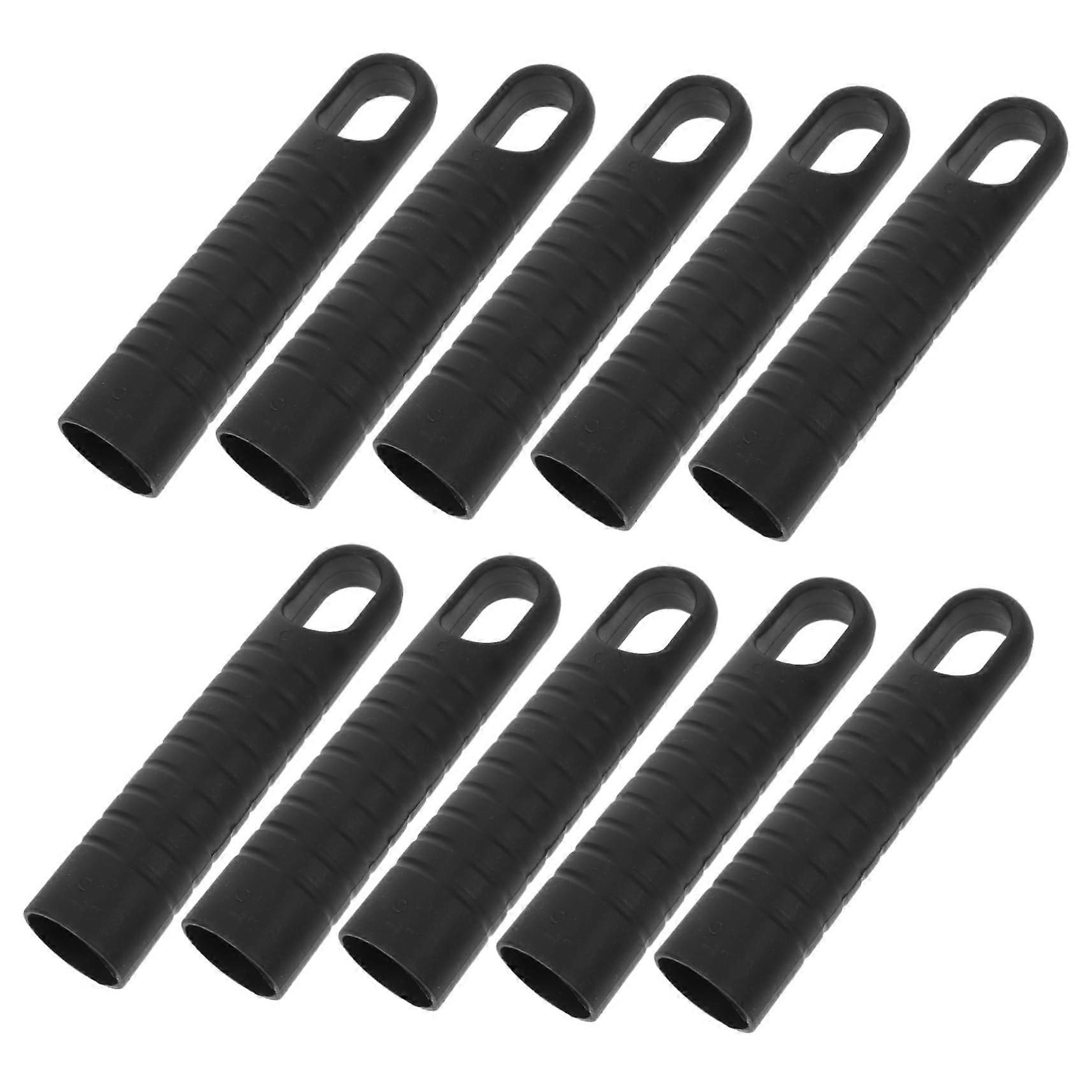 10pcs 25mm Plastic Mop Handle End Cap for Quick Installation, Universal Broom Grip Replacement