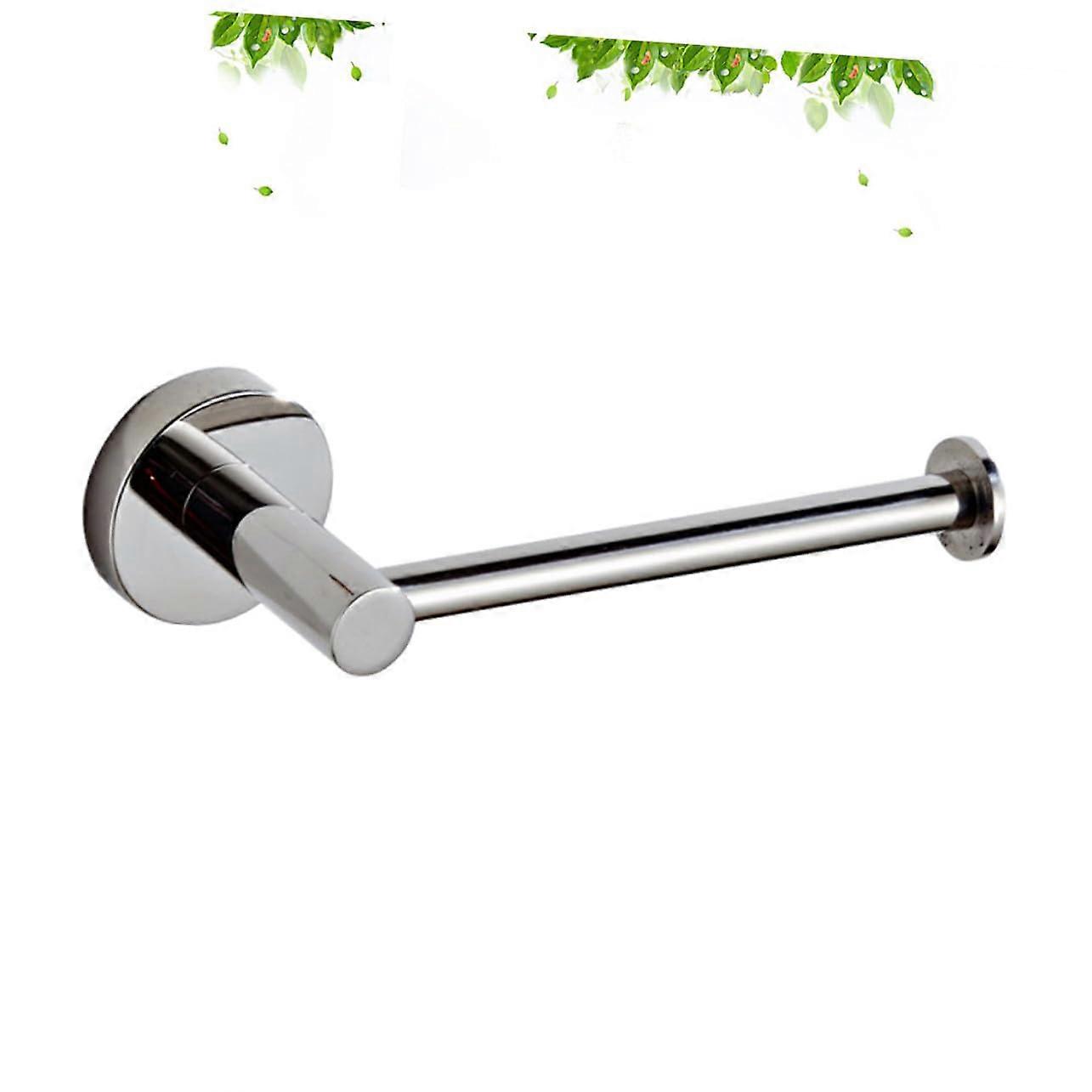Bathroom Towel Rack Rustproof Stainless Steel with Solid Base Hook Modern Mirror Finish for Toilet and Kitchen