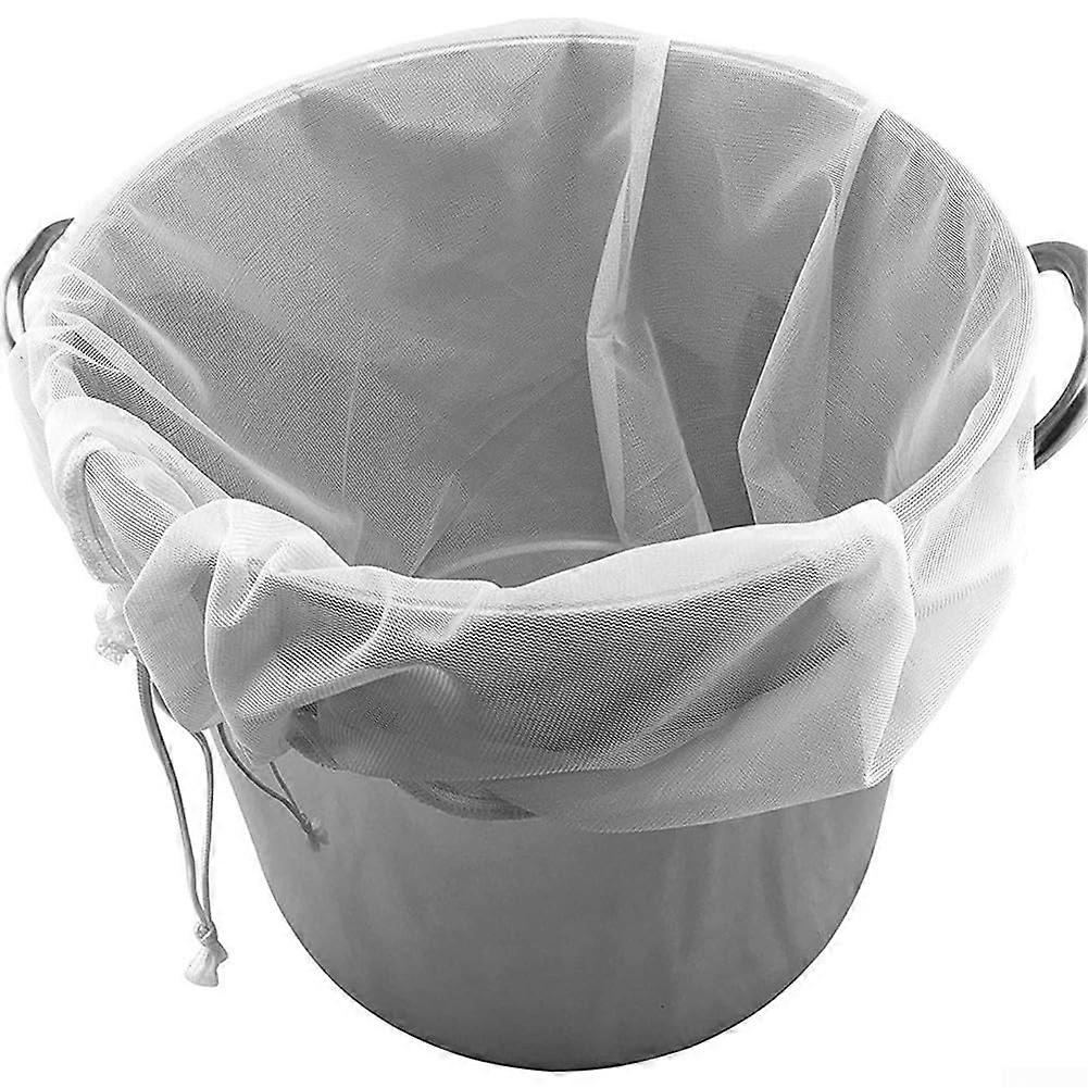 Extra Large Brew Bag for Home Brewing, Reusable FoodGrade Nylon with Secure Drawstring Closure