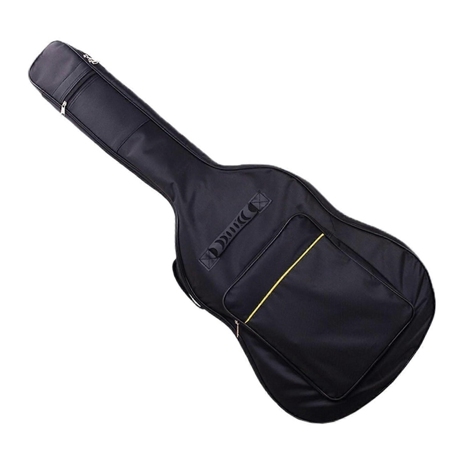 Waterproof Guitar Case 41 Inch with Padding, RipStop Oxford, Double Straps and Storage