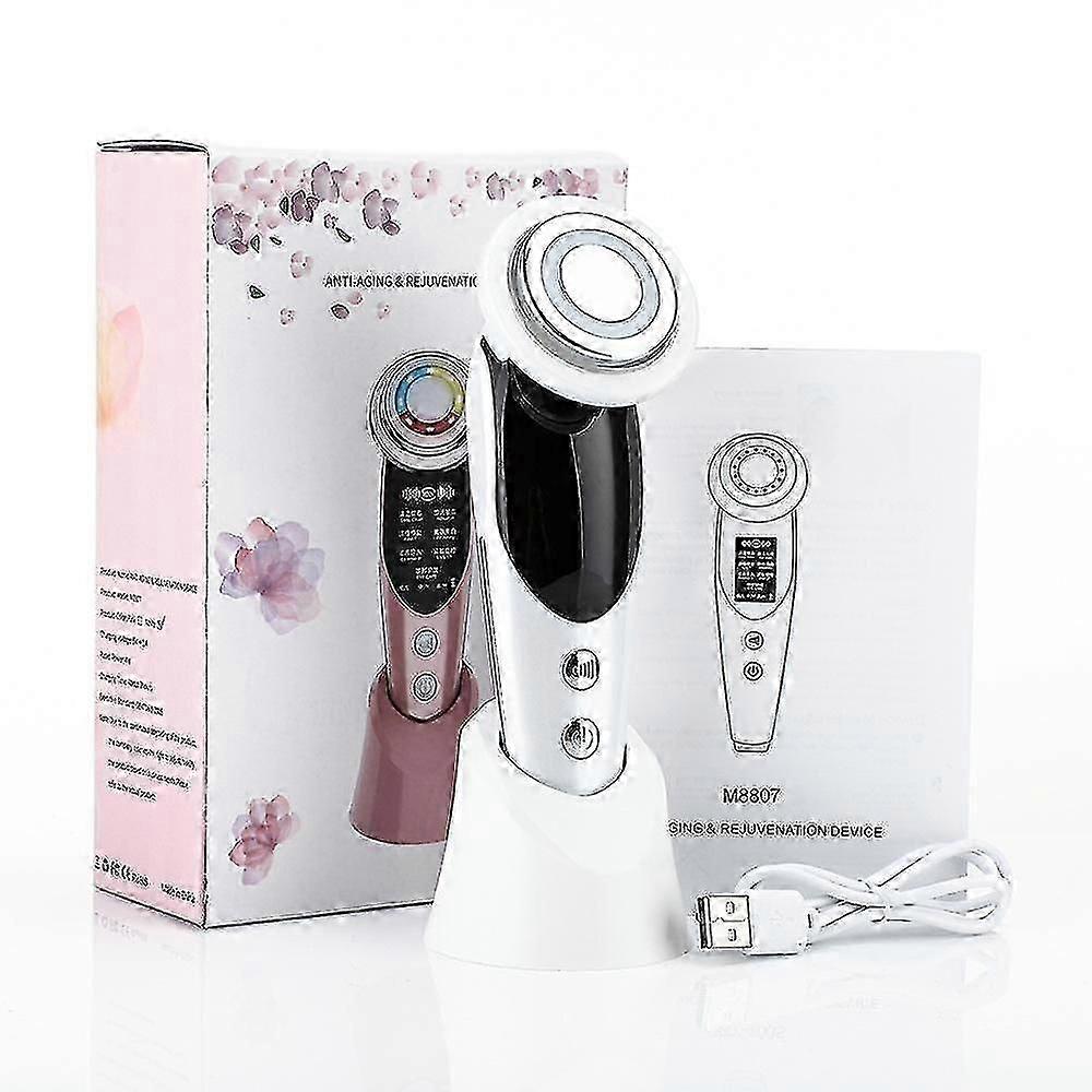Ems Facial Massager Light Therapy Beauty Device