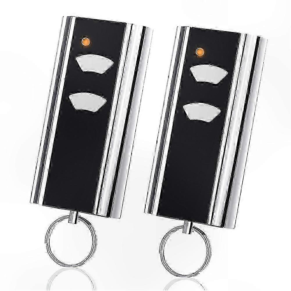 2-Pack 433.92 MHz Garage Door Remote Control Replacement for Compatible Systems