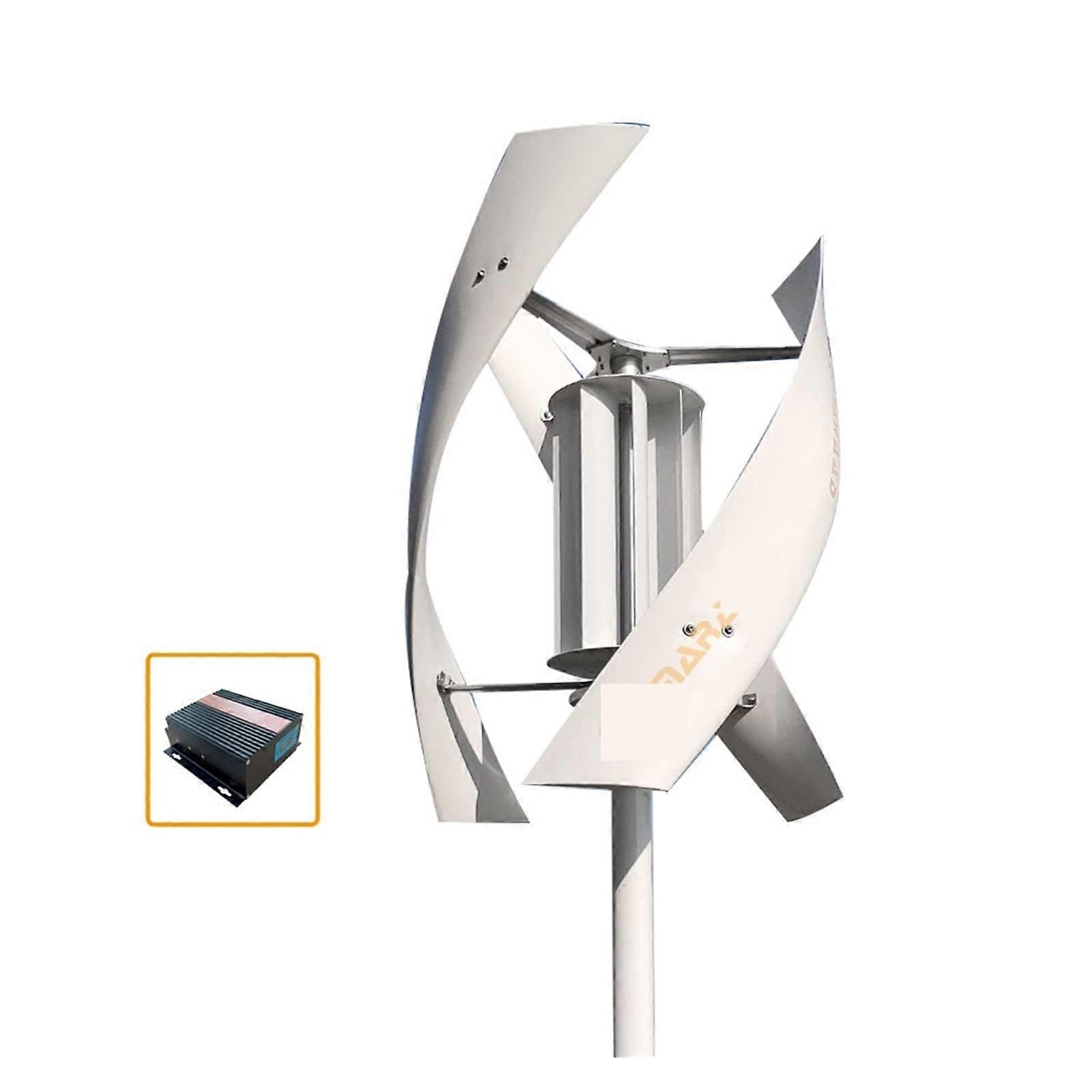 2KW Vertical Wind Turbine Generator Kit 48V Low RPM Coreless Magnet Design  Efficiency