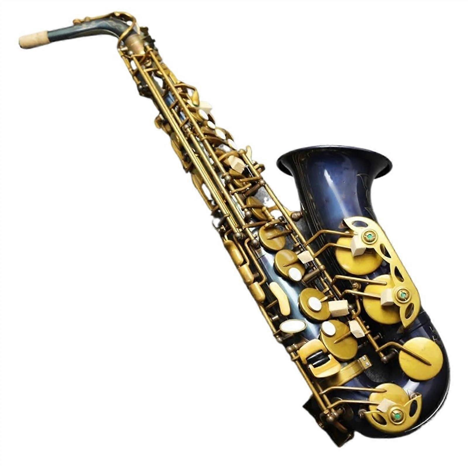 Alto Saxophone with Case and Accessories, Beginner Eb Brass for Students, Smooth Key Response