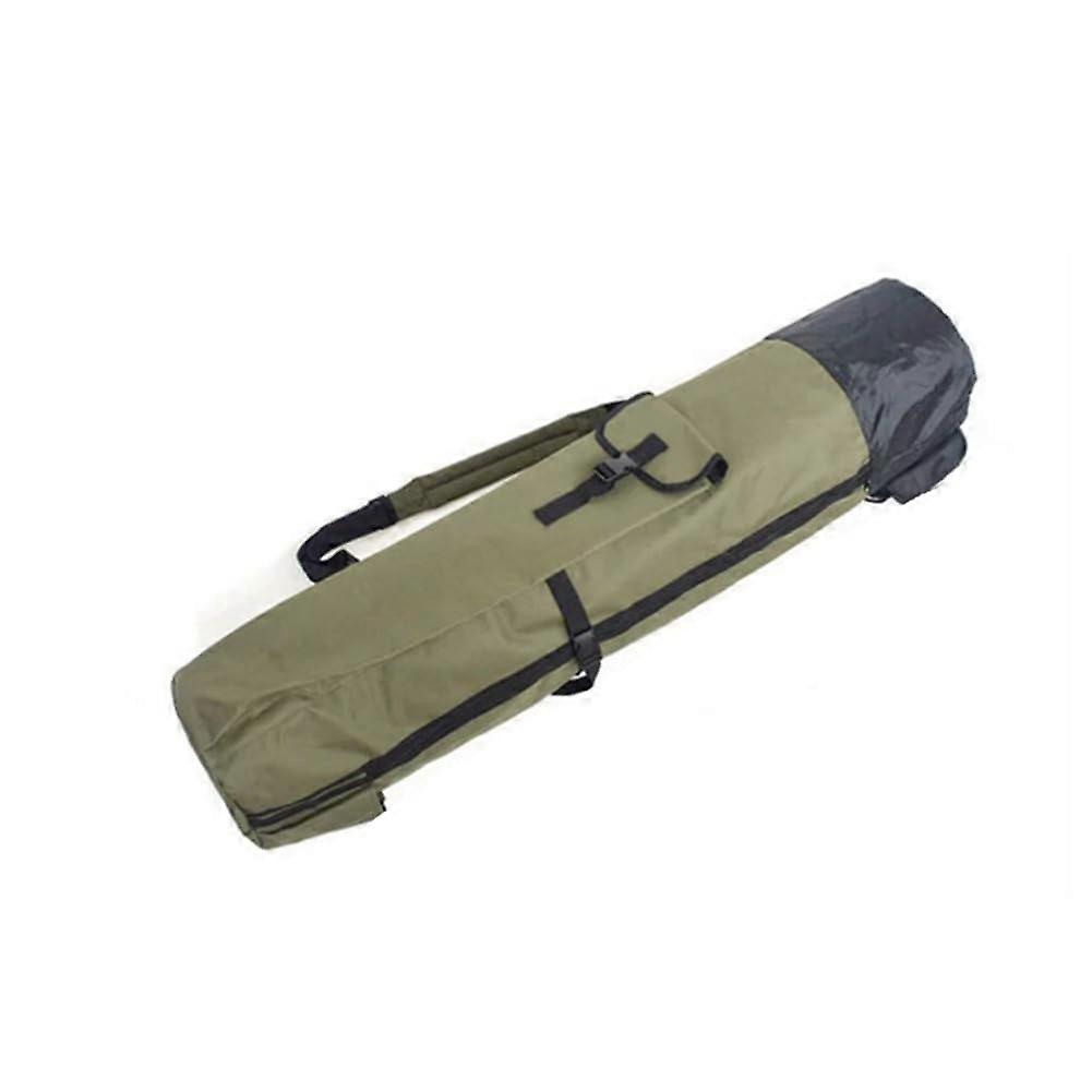Waterproof Fishing Rod Bag Large Capacity Foldable Storage Case with Ergonomic Shoulder Strap