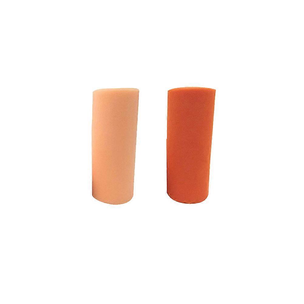 DIY Tulle Rolls 2Pcs Tutu Scroll Roll for Wedding Decoration Needs