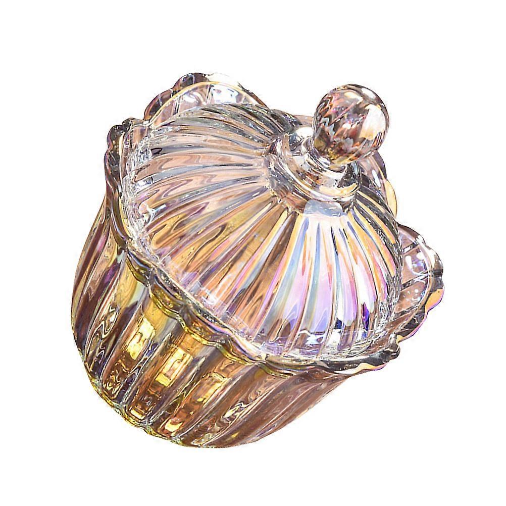 Glass Candy Jar for Storage Snacks Candy Storage Jar with Lid