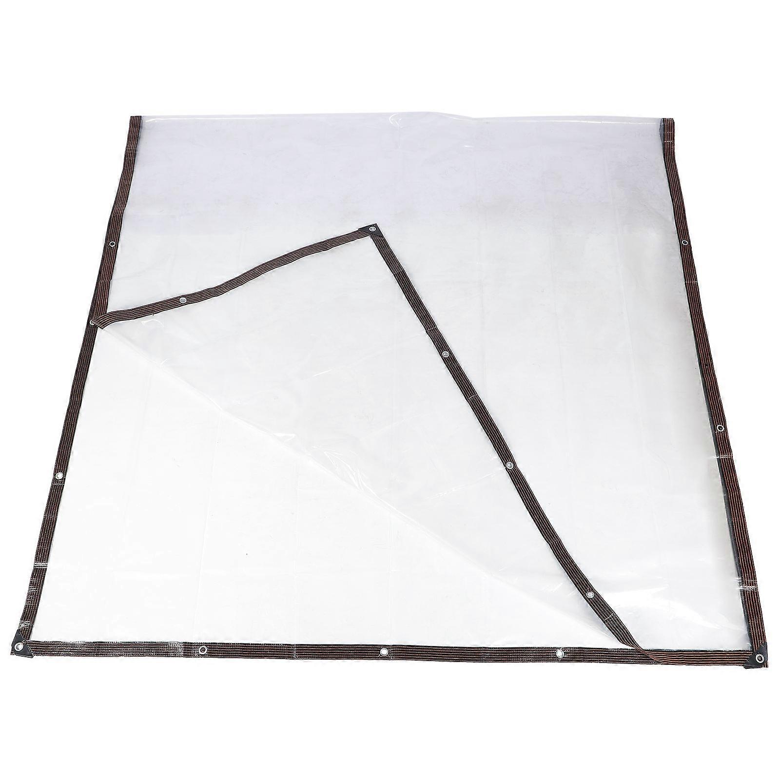 Waterproof Firewood Protector Cover for Outdoor Use Transparent Polyester