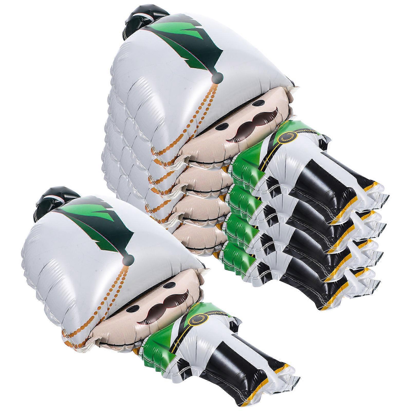 Nutcracker Balloons Christmas Balloons for Decoration 5Pcs Foil Balloon Pack