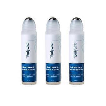 3X Be Bodywise Siero per la Crescita dei Capelli Roll On - 3% Rosmarino, 3% Redensyl e 2%