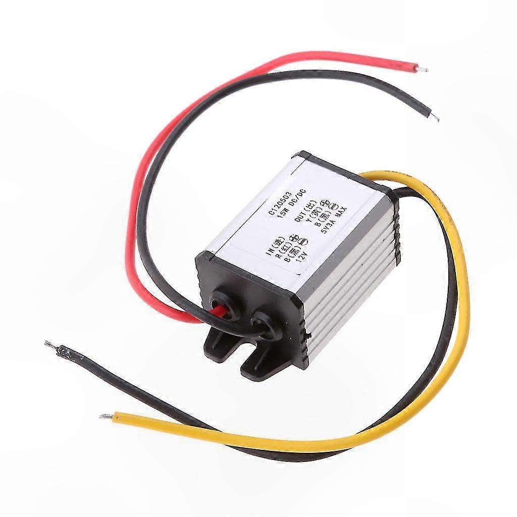 5V 3A 18W DC-DC Step Down Converter Module 12V Input Fully Enclosed Power Supply